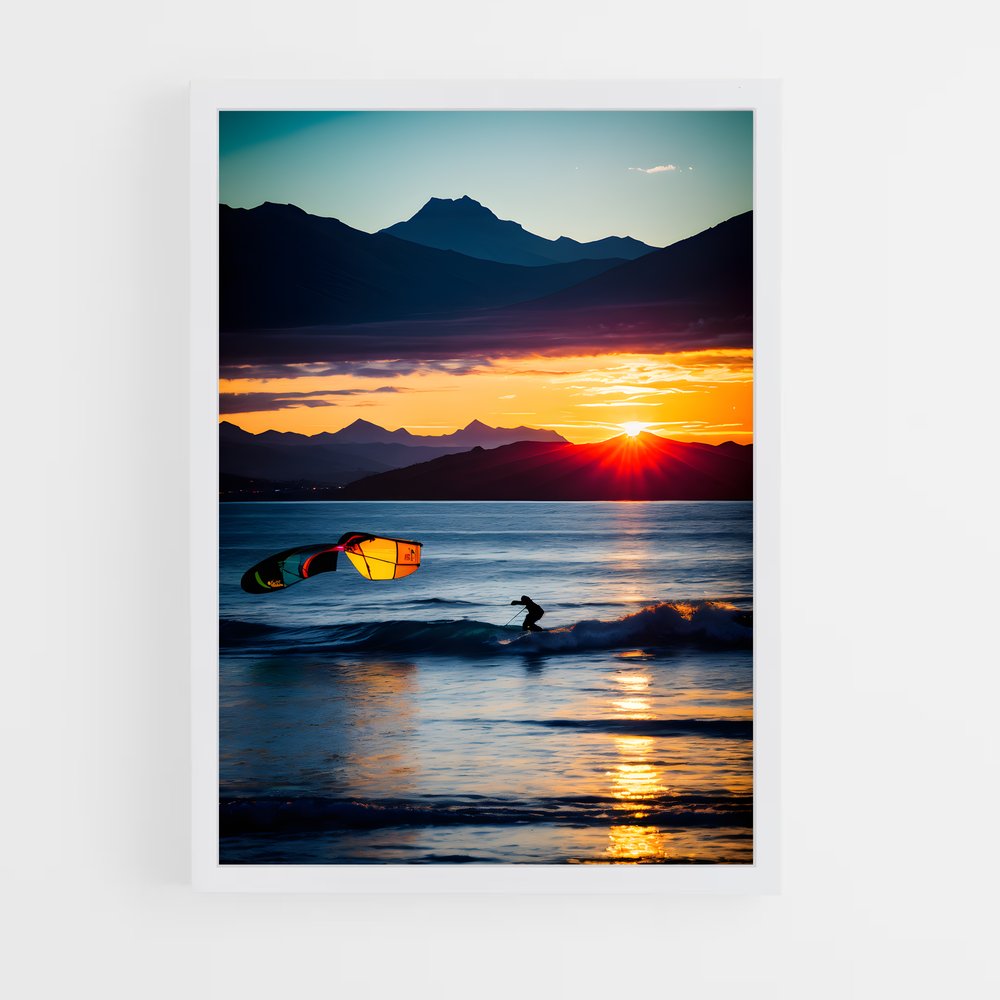 Poster Fortaleza world – affiche Kitesurf (vue 3)